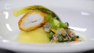 Dover sole with fish pie flavours sea vegetables and parsley oil by Shaun Rankin [upl. by Shabbir]