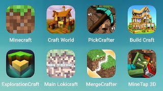 Minecraft Craft World PickCrafter Build Craft Exploration Craft Main Lokicraft Merge Crafter [upl. by Gurl]