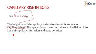 Capillary Rise in Soils  Permeability of Soils and Seepage Analysis  Geotechnical Engineering 1 [upl. by Arretal306]