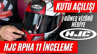 HJC PRHA 11 KASK ALINIR MI   KUTU AÇILIŞI amp İNCELEMESİ [upl. by Euqinad]