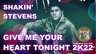 SHAKIN STEVENS  GIVE ME YOUR HEART TONIGHT 2K22 TheReMiXeR Short RMX [upl. by Kyte]