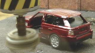 Rotary Wrecker Totally Destroys Car [upl. by Margaret]