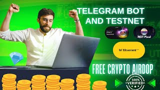 Free Crypto Airdrop  Listing Soon  TG Bot And Testnet  freeairdrop cryptoairdrop [upl. by Anitsim]