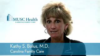 Dr Kathy Bolus Primary Care  MUSC Health Primary Care  Martello [upl. by Lilas972]