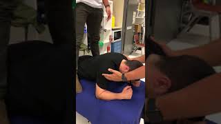 C6 Tetraplegia  lifting trunk exercises [upl. by Ackerley]