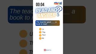 Test Your English Exam educationalvideos [upl. by Elane889]