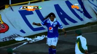 Millonarios 1  0 Deportivo Cali Fecha 15 Liga Postobon 2013II  Win Sports [upl. by Ellinnet]