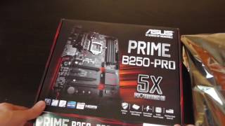 ASUS PRIME B250PRO UNBOXING [upl. by Nahtaj887]