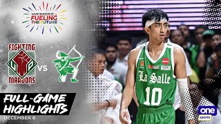 UP vs DLSU Finals Game 3 highlights  UAAP Season 86 Mens Basketball  Dec 6 2023 [upl. by Ymmat]