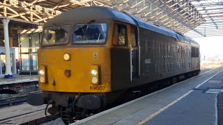 BR blue 69007 Richard Travethick at Huddersfield Station [upl. by Notlek784]