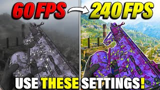 BEST PC Settings for Warzone SEASON 1 Optimize FPS amp Visibility [upl. by Bridie]