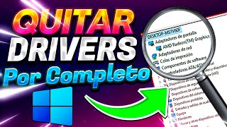 Como Desinstalar Drivers O Controladores Por Completo ✅ Quitar DRIVERS En WINDOWS [upl. by Lennaj395]