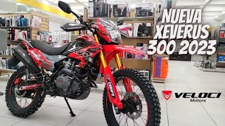 Nueva Veloci Xeverus 300 2023  ¿Será la Mejor Moto Doble Propósito😱 [upl. by Uok]