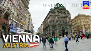 Famous Street  Die Kärntner Straße Vienna Austria 2023 🇦🇹  Walking Tour [upl. by Toinette190]