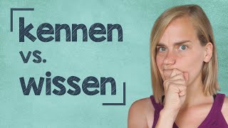 kennen vs wissen  sich auskennen  A2B1 with Jenny [upl. by Eldwun894]