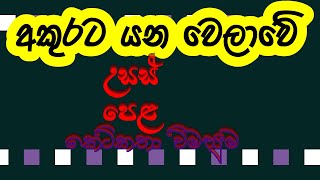 අකුරට යන වෙලාවේ  කෙටි කතා විචාරය  Akurata yana welawe  Keti katha Vicharaya  උසස් පෙළ  සිංහල [upl. by Socram]