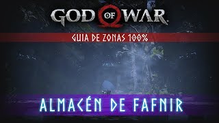 God of War Guia de Zonas 100  Almacen de Fafnir [upl. by Nihahs]