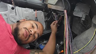 Starting on the under dash wiring for the 85 monte carlo painless kit number 10403 [upl. by Bradly]