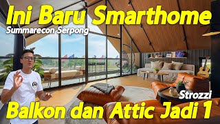 Rumah Mewah 3 Lantai Dengan Attic Strozzi 8x12 Summarecon Serpong [upl. by Siri659]