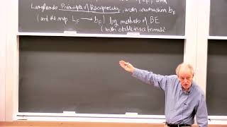 Lecture 29  Automorphic Forms and Representation Theory an introduction to the Langlands Program [upl. by Melesa]