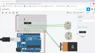 Interfacing DC motor to Arduino using L293D driver [upl. by Nigem444]