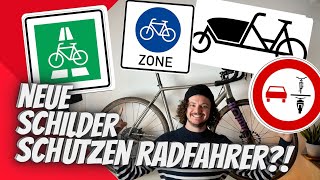 Neue SCHILDER amp GESETZE für Fahrradfahrer [upl. by Eveam]