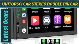 UNITOPSCI Car Stereo Double Din Car Radio  Short Review [upl. by Adahs]