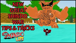 NEW Great Shindo War Gamemode Tips amp Tricks  Shindo Life [upl. by Aracaj]