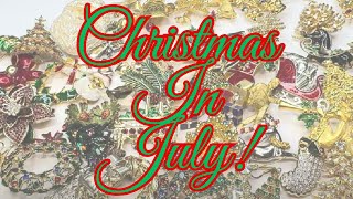 Christmas In July Vintage Jewelry Live Sale Preview  Eisenberg  ART  Weiss  71324 4PM EST [upl. by Tades551]