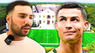 Kyle24 reacts to Cristiano Ronaldo luxury mansion tour [upl. by Morna425]