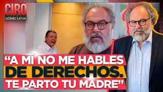 Cónsul adscrito en Shanghái Leopoldo Michel Díaz gritó e insultó a varios empleados  Ciro [upl. by Fanchie]