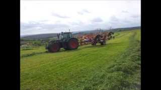 1 Schnitt 2013 Schwaden mit Fendt Vario 722 und Pöttinger top 1252 C s line [upl. by Pippa]