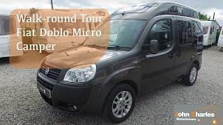 Fiat Doblo Micro Camper  Walk around Tour [upl. by Lilith]