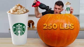 I Made The Worlds Biggest Pumpkin Spice Latte [upl. by Brandtr]