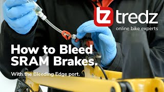 How to Bleed SRAM Brakes with the Bleeding Edge port  Tredz  Online Bike Experts [upl. by Philis]