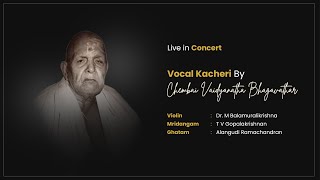 Chembai Vaidyanatha Bhagavathar  Carnatic Vocal Kacheri  1970s  CarnaticParapancha [upl. by Fawnia]