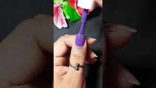 stripe tape nailart design at home  nailart nailsdream stripingtapenailart shorts nails [upl. by Ellerihs]