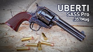 A Better Single Action Army Uberti SASS Pro 357 [upl. by Nylareg717]