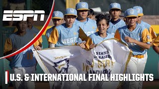 Highlights from US amp International Finals  2022 Little League World Series [upl. by Pallaton]