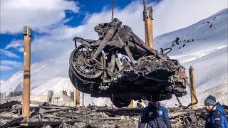 Mountain Motorcycle Museum TimmelsjochAustria burned out [upl. by Patten]