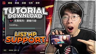 Tutorial Download amp Semua List HP Yang Support Valorant Mobile AndroidiOS Terbaru Close Beta 2024 [upl. by Notsgnal652]