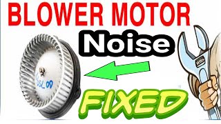 How to fix NOISY blower motor in your DASH [upl. by Anitel]