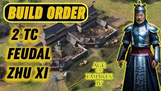 BUILD ORDER 2TC FEUDAL ZHU XI [upl. by Windzer320]