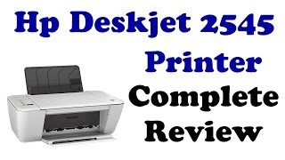 HP DESKJET 2545  COMPLETE REVIEW [upl. by Kenzi]