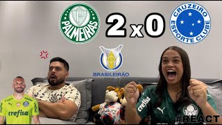 REACT REAÇÕES PALMEIRAS x CRUZEIRO [upl. by Edals]