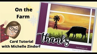 On the Farm Card Tutorial with Michelle Zindorf [upl. by Francis]