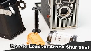 How to Load the Ansco Shurshot 120 Box Camera [upl. by Theurich]