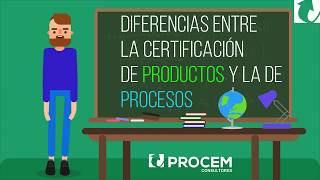 Diferencias entre certificacion de procesos y productos [upl. by Ailedamla]