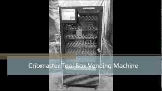 For Sale Cribmaster Tool Box Vending Machine Automatic Products Snackshop 125B [upl. by Yrral]