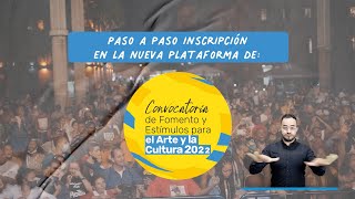 Nueva plataforma Convocatorias de Fomento y Estímulos para el Arte y la Cultura [upl. by Enelie]